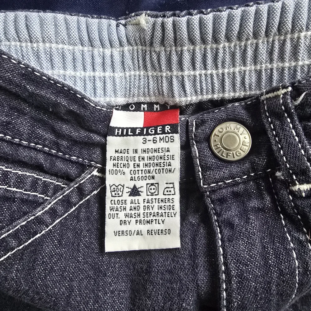 Tommy Hilfiger Kids Dark Blue Denim Shorts - Picture 3 of 3